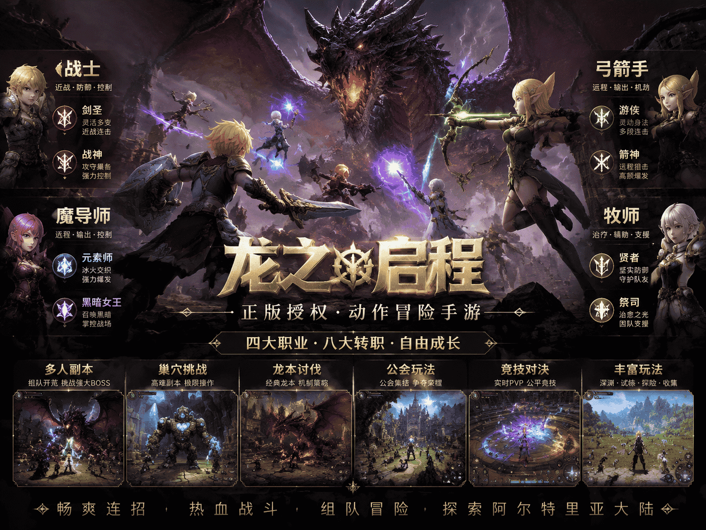 怀旧小黑游戏 — 龙之谷启程 安徽游昕正版 3D 动作怀旧手游首选平台